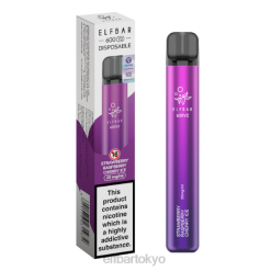 ELFBAR 600V2 使い捨て電子タバコ ストロベリー ラズベリー チェリー アイス BTDF18 - エルフバー 個人輸入
