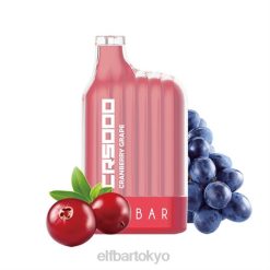 ELFBAR CR5000 使い捨て電子タバコ クランベリーグレープ BTDF271 - Elf Bar Tokyo