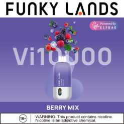 ELFBAR Funky Lands Vi10000 使い捨て電子タバコ ベリーミックス BTDF387 - エルフバー 個人輸入