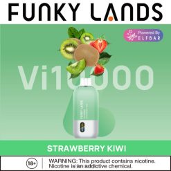 ELFBAR Funky Lands Vi10000 使い捨て電子タバコ イチゴキウイ BTDF389 - Elf Bar 日本
