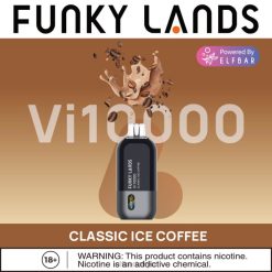 ELFBAR Funky Lands Vi10000 使い捨て電子タバコ クラシックなアイスコーヒー BTDF398 - Elf Bar 日本