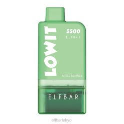 ELFBAR LOWIT 5500 プレフィルドポッドキット ミックスベリー BTDF365 - エルフバー 味