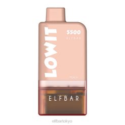 ELFBAR LOWIT 5500 プレフィルドポッドキット ジューシーな桃 BTDF366 - エルフバー 使い方
