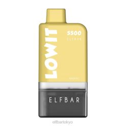 ELFBAR LOWIT 5500 プレフィルドポッドキット マンゴー BTDF369 - エルフバー 個人輸入