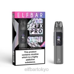 Elf Bar ニコチン - ELFBAR ELFX Pro 開いたポッドデバイス グレー 66B23