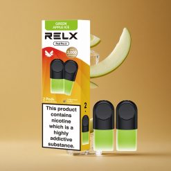 グリーンアップルアイス RELX Pod Pro 2 1.9ml 600パフ ニコチン1.8%