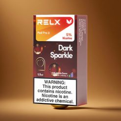 ダークスパークル風味 RELX Pod Pro 2 1.9ml 600パフ 5%ニコチン 3電圧調整