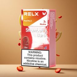 いちごバースト RELX Pod Pro 2 ニコチン3% 600パフ 1.9ml