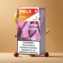 甘酸っぱいグレープ RELX Pod Pro 3%ニコチン 600パフ 1.9ml
