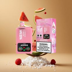 ミックスベリー＆ウォーターメロンアイス Razz Bar 40000パフ 1.0Ohm 2メッシュコイル タイプCポート