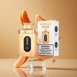 ピーチアイス Razz Bar 50Kパフ 1.0オームメッシュコイル