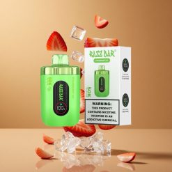 いちごアイス Razz Bar 50Kパフ 1.0オームメッシュコイル
