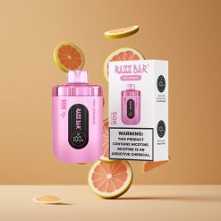 ピンクレモネード Razz Bar 50K ディスポーザブルベイプ 50000パフ 1.0オームメッシュコイル